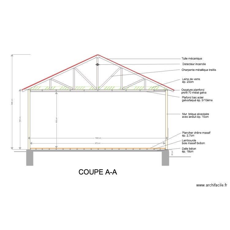 SALLE ESCRIME PLASSAC 16. Plan de 0 pièce et 0 m2