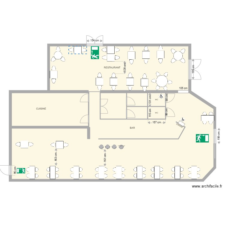 Le Kiosque7. Plan de 8 pièces et 217 m2