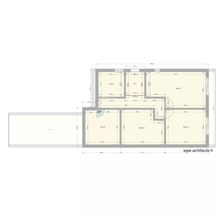 plan 8400x13600 avec sous sol final invers&eacute;. Plan de 