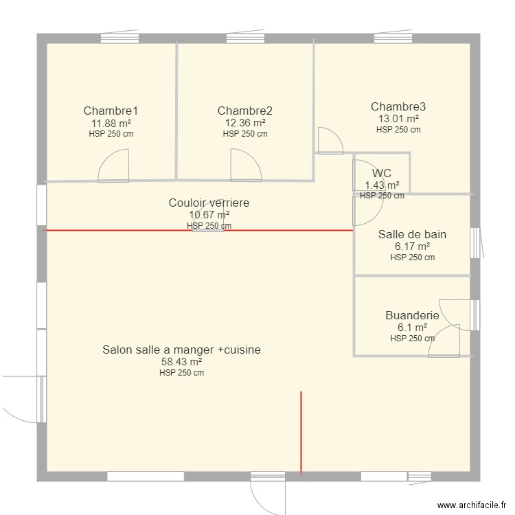 lili. Plan de 0 pièce et 0 m2