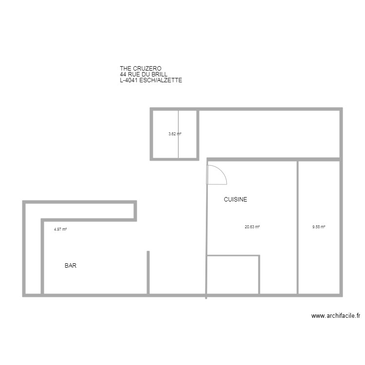 PLAN THE CRUZERO. Plan de 0 pièce et 0 m2