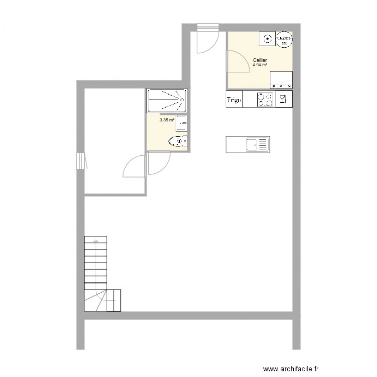 Rez de chaussée. Plan de 0 pièce et 0 m2