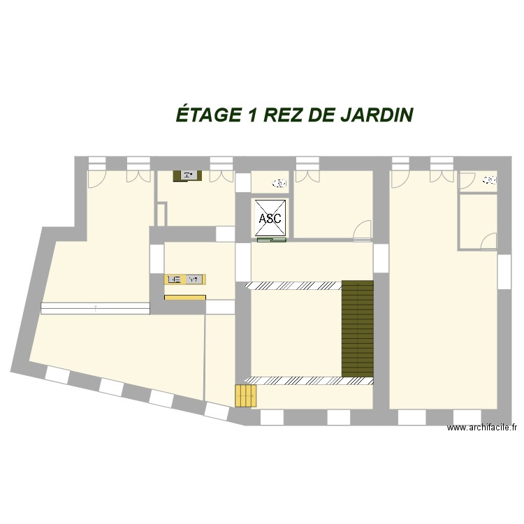 BUREAU CCPN 1 ETAGE FRED. Plan de 0 pièce et 0 m2