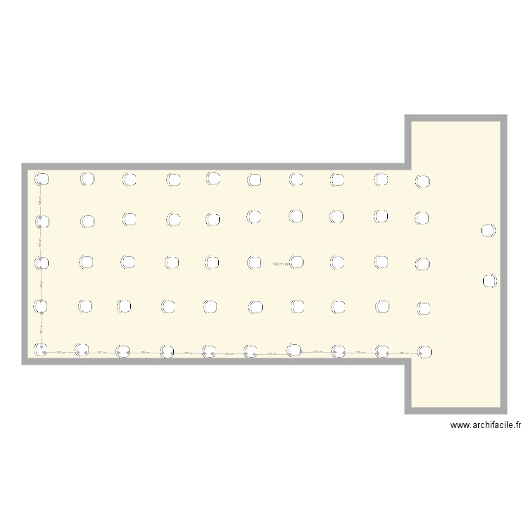 408 en théâtre 40 personnes. Plan de 0 pièce et 0 m2