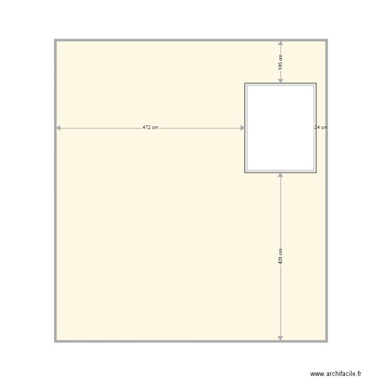 wall 16 6 window X 3. Plan de 1 pièce et 51 m2