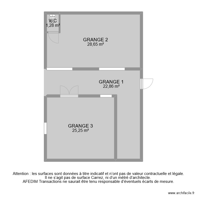 BI 10162 ANNEXES 2. Plan de 4 pièces et 78 m2