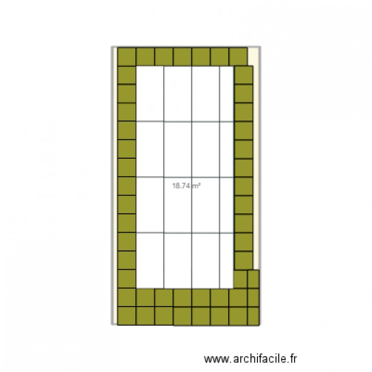 piscine. Plan de 0 pièce et 0 m2