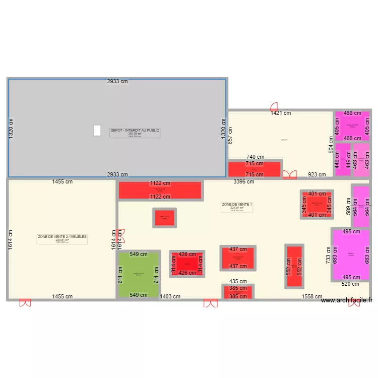 GRANVILLE DDTM. Plan de GRANVILLE DDTM. Plan de