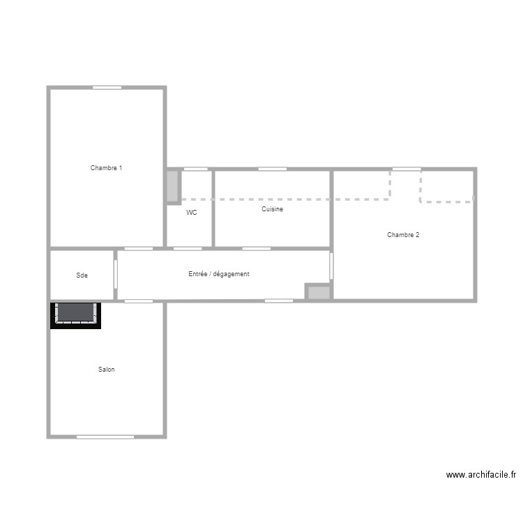 dutron. Plan de 0 pièce et 0 m2