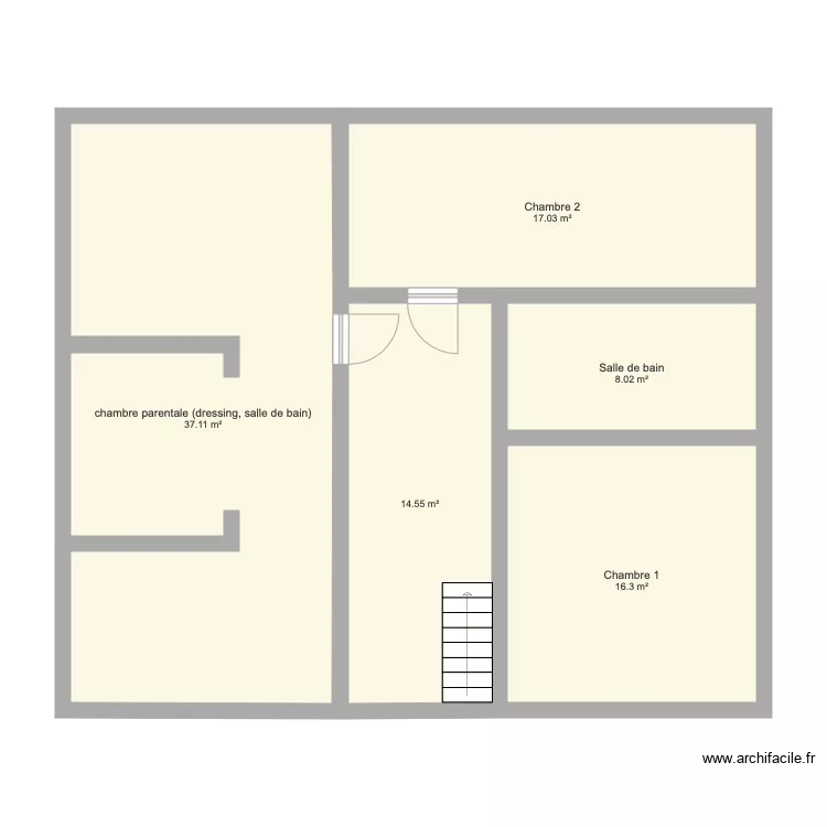 Haut. Plan de 