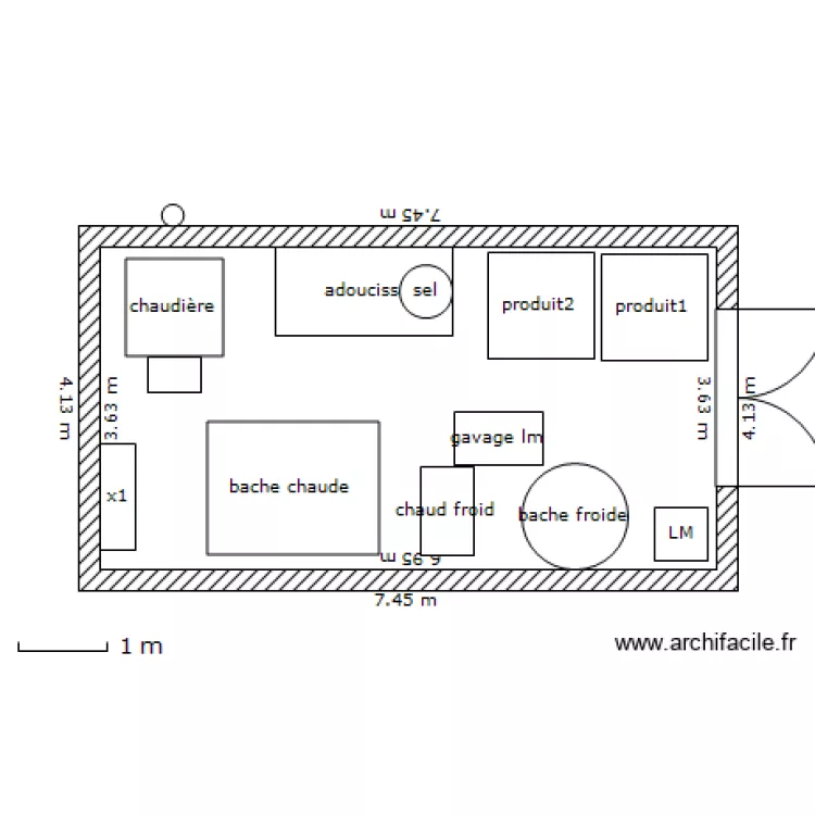 local antoine brulon. Plan de local antoine brulon. Plan de
