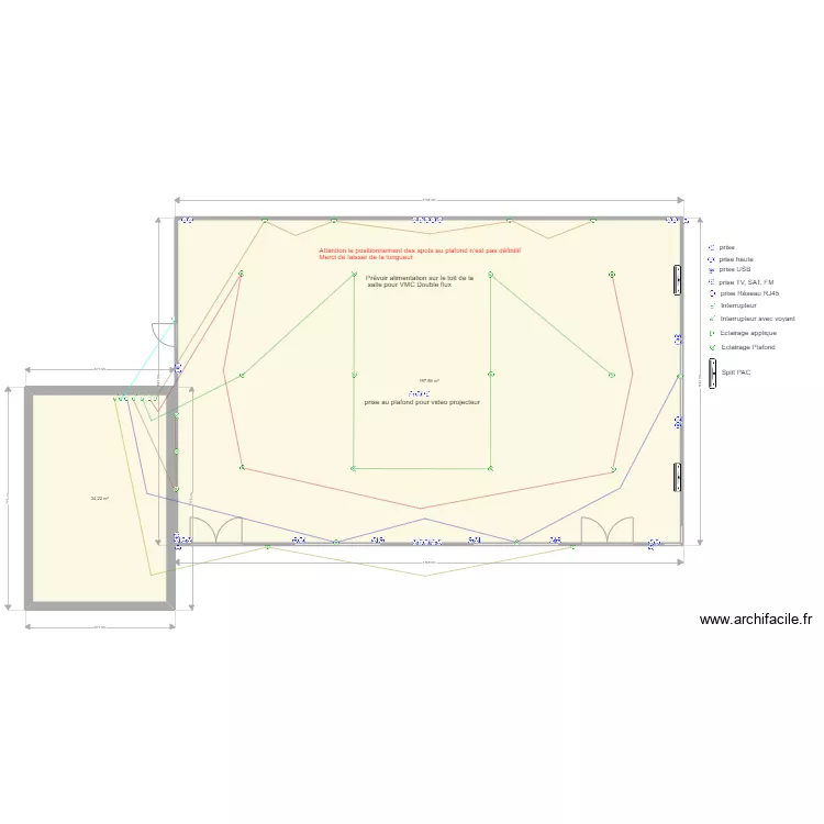 Padel arena. Plan de 