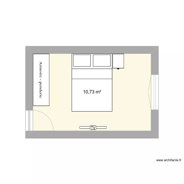 Chambre. Plan de Chambre. Plan de