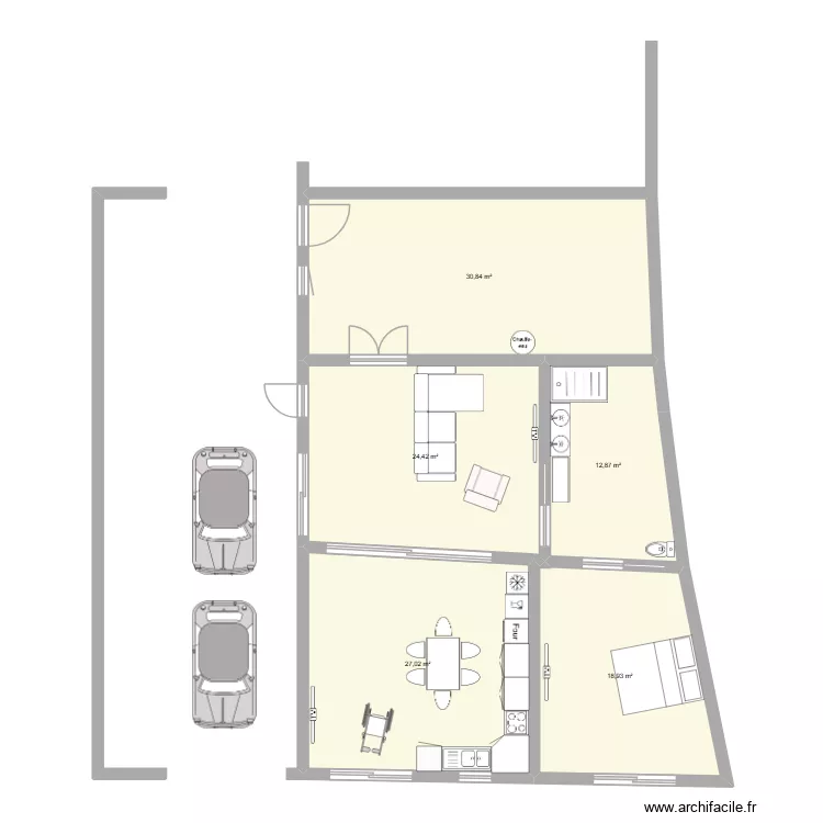essai 2. Plan de 5 et 114 m² essai 2. Plan de 5 et 114 m²