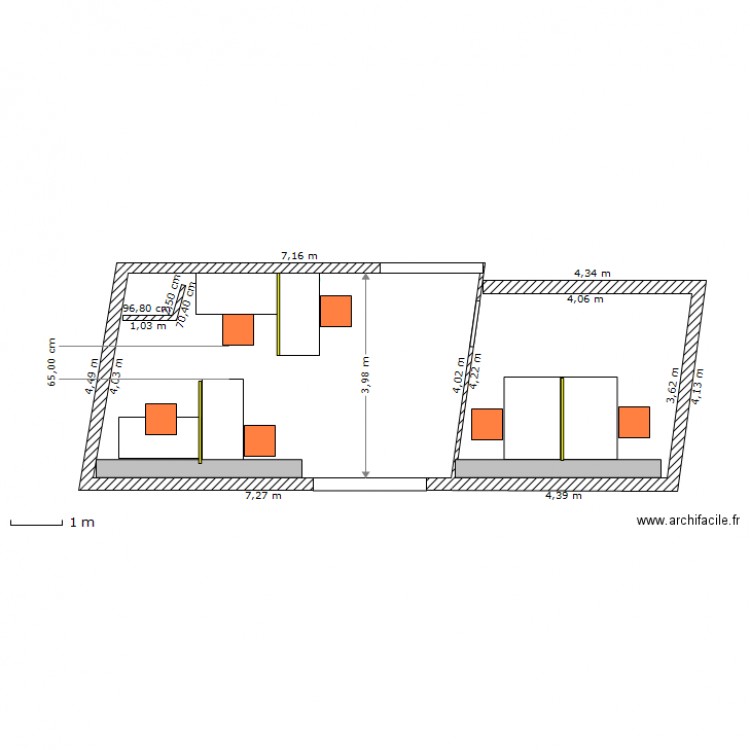 bureau 6.2. Plan de 0 pièce et 0 m2