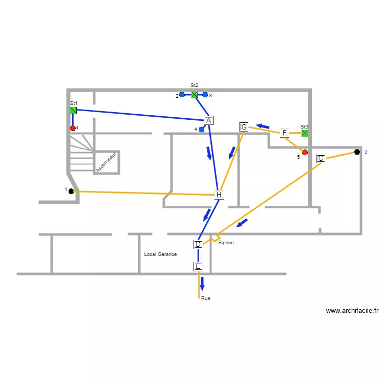 Victor Hugo 260. Plan de 
