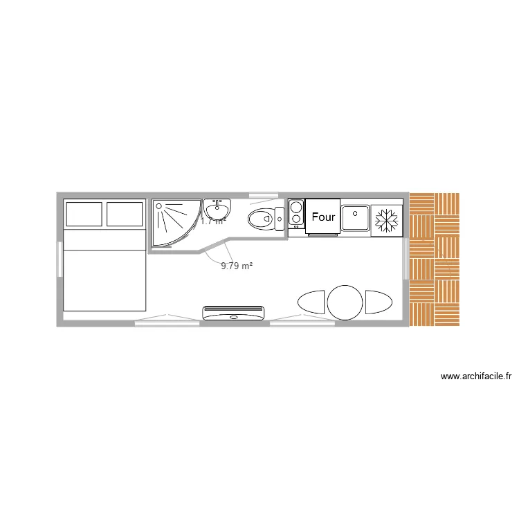 Roulotte. Plan de Roulotte. Plan de