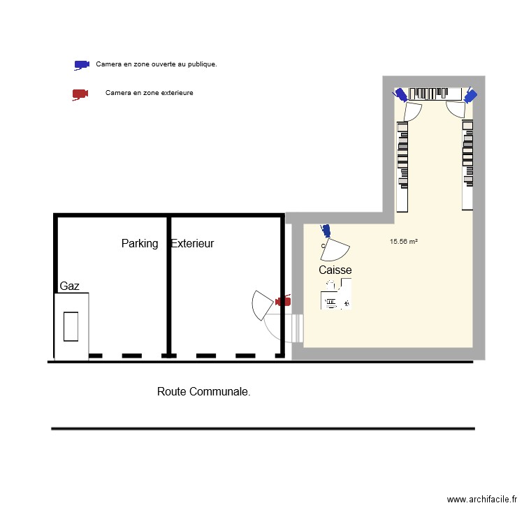 Plan epicerie Jean Privat. Plan de 0 pièce et 0 m2