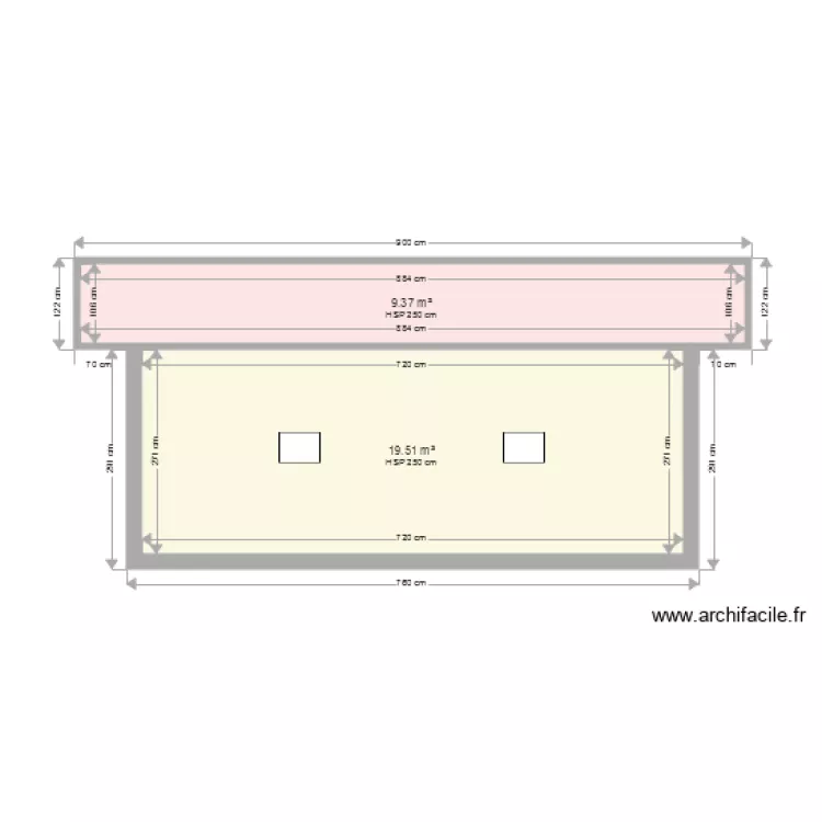 façade ouest. Plan de façade ouest. Plan de
