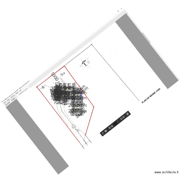 plan extension option 1. Plan de 0 pièce et 0 m2