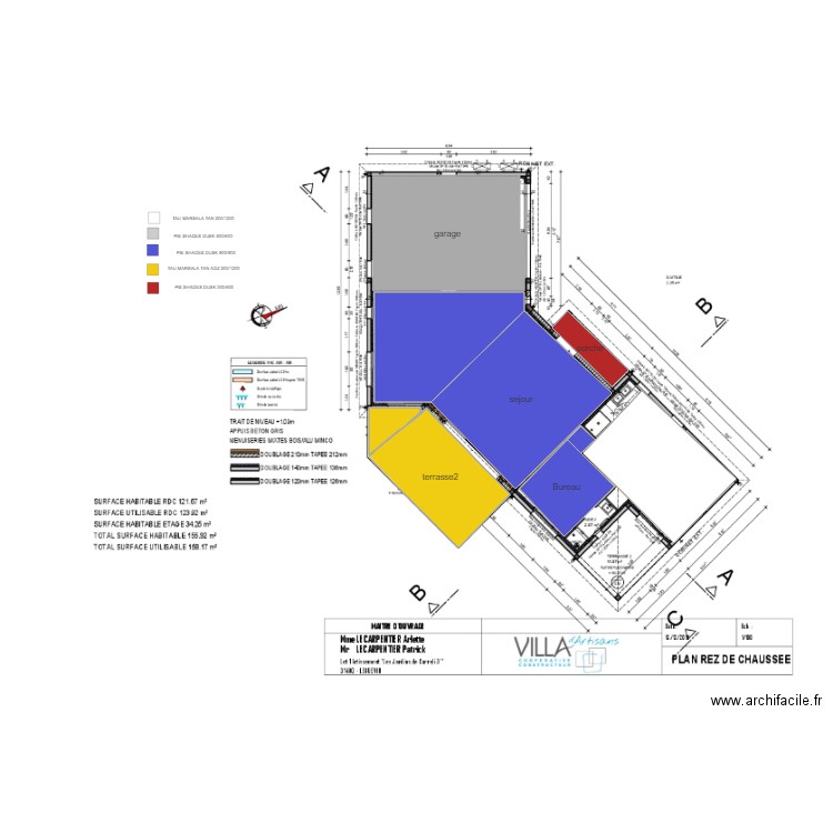 plan RdC. Plan de 0 pièce et 0 m2