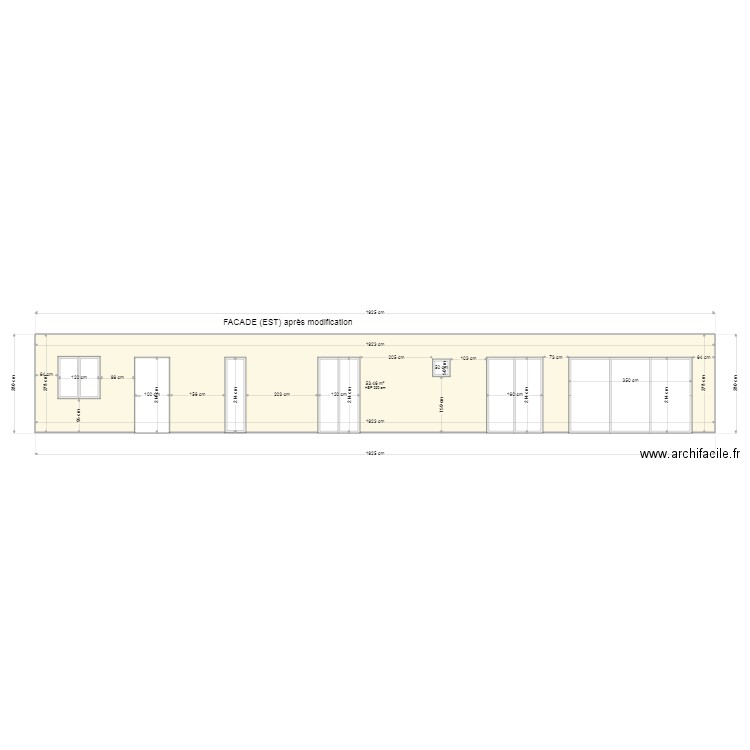 Facade est final . Plan de 0 pièce et 0 m2