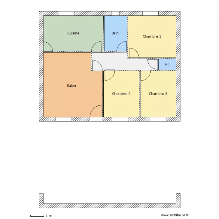 Elodie 4 bis - CHAIB . Plan de 