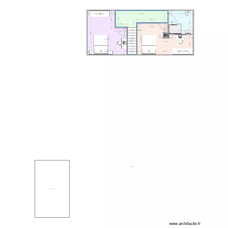 louis pasteur combles. Plan de 