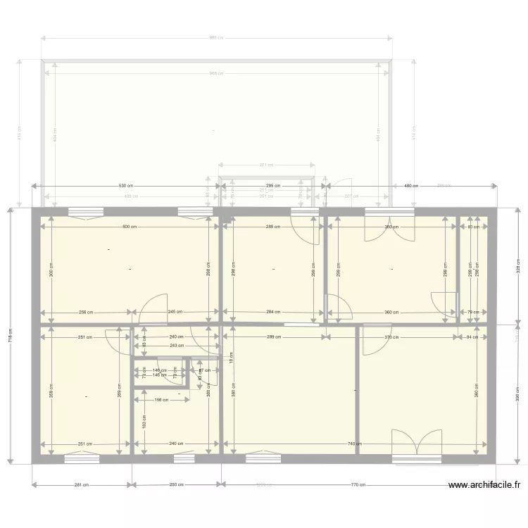 Villeneuve MODIF13. Plan de 