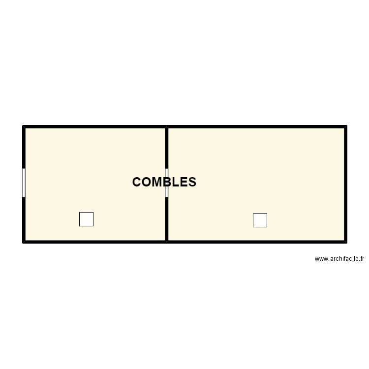 DOUSSIN 2. Plan de 2 pièces et 65 m2