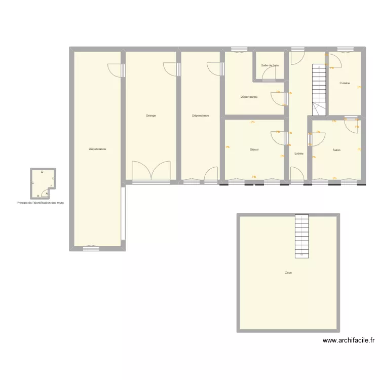 Croquis SC NICOL . Plan de 