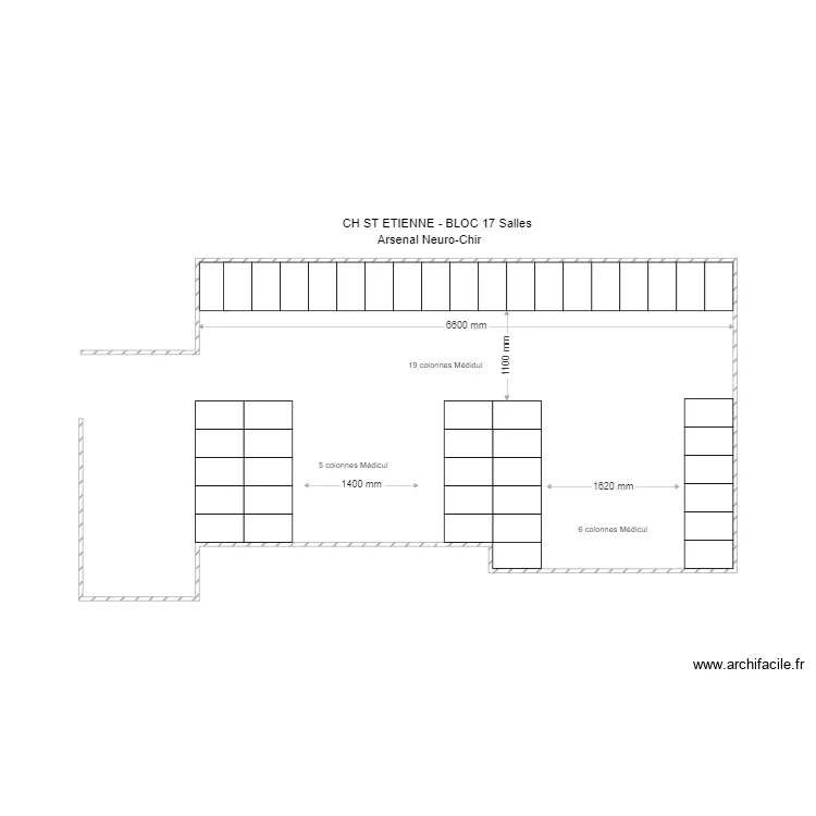 CHU St ETIENNE . Plan de 