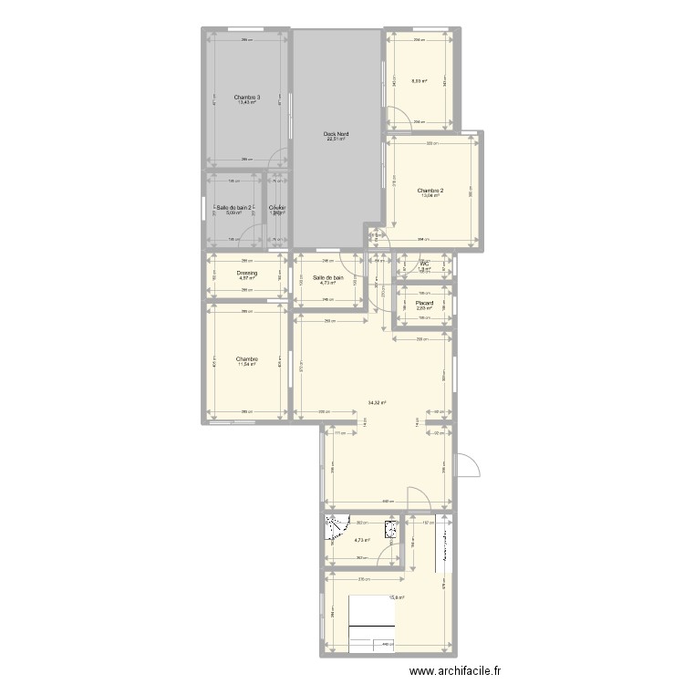 2022_maison_vallon_extention_version 2opt1. Plan de 14 pièces et 145 m2