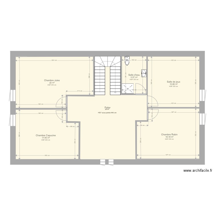 NOEUX ETAGE 2 avec sdb. Plan de 0 pièce et 0 m2