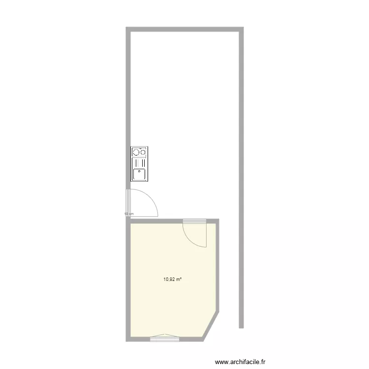 25 Voltaire N1 chambre modifiée. Plan de 25 Voltaire N1 chambre modifiée. Plan de