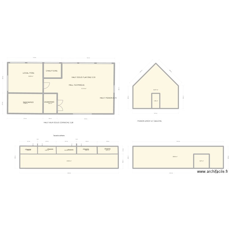 BATIMENT TECHNIQUE GRACE . Plan de 0 pièce et 0 m2