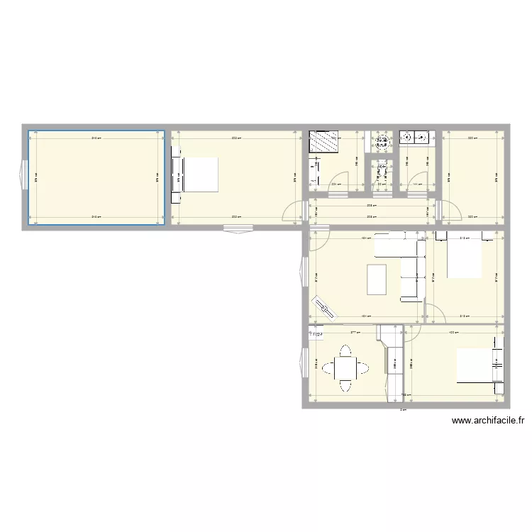 BASSE GRANGE. Plan de 