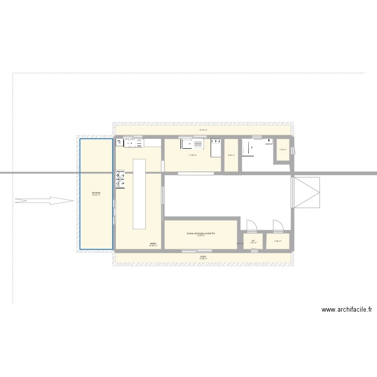 hangar agricole 3. Plan de 0 pièce et 0 m2