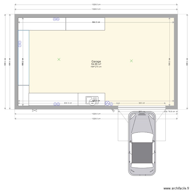 Garage plan elec. Plan de 0 pièce et 0 m2