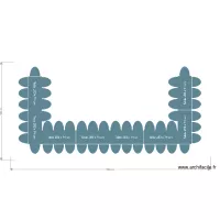 Implantation en U 48 pers
