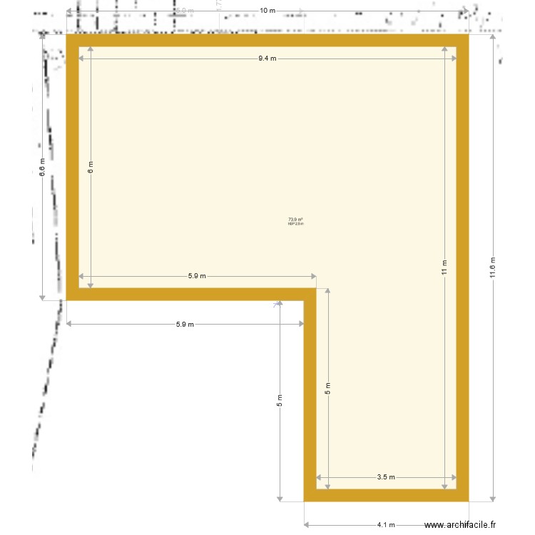 Projet avec ss sol. Plan de 0 pièce et 0 m2