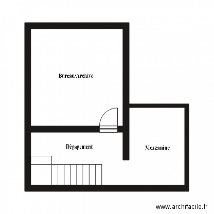 mezza. Plan de 0 pièce et 0 m2