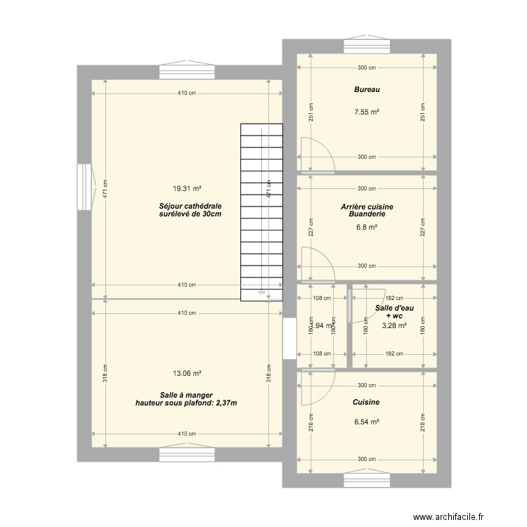 Corderie 6   RdC. Plan de 0 pièce et 0 m2