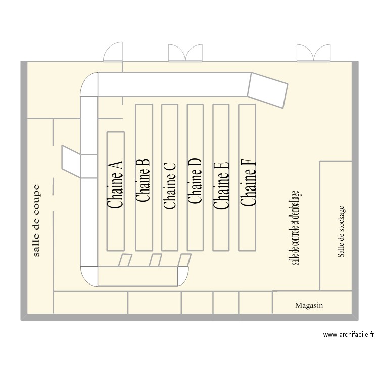 convoyeur. Plan de 0 pièce et 0 m2