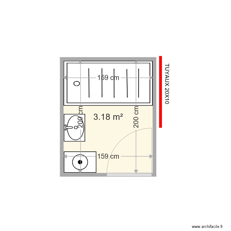 BIBLOQUE CHANTAL . Plan de 0 pièce et 0 m2