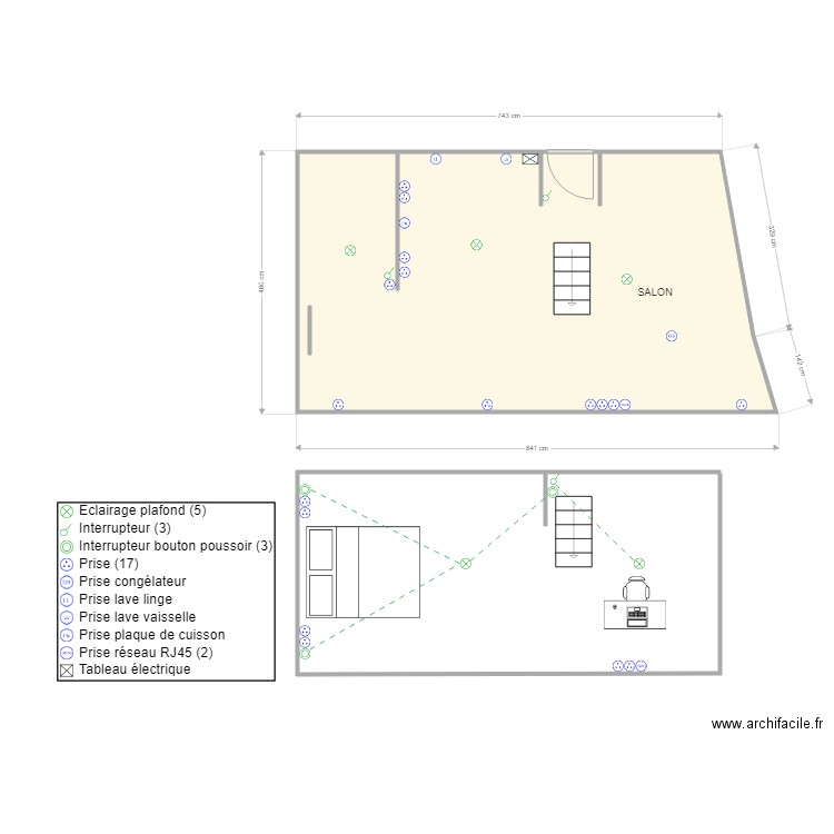 aubervilliers. Plan de 0 pièce et 0 m2