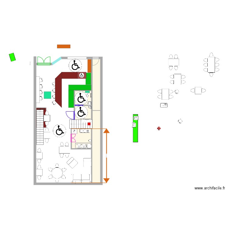 plan V4 Triphasé LOCAL PLONGE v4. Plan de 0 pièce et 0 m2