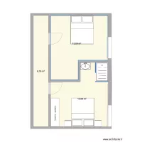 Chambre RDC Appart Bordeaux