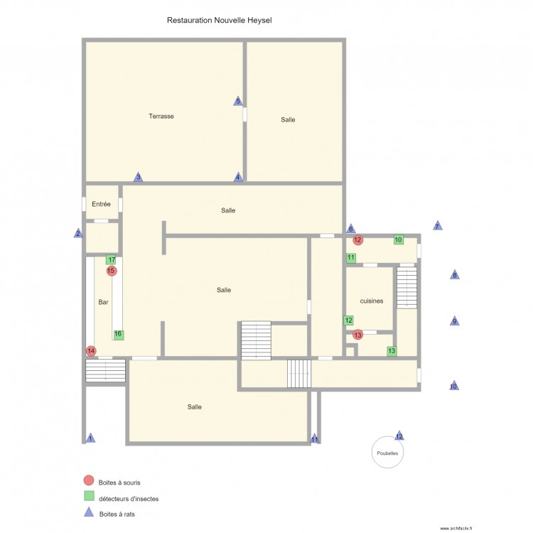 RNHeysel. Plan de 0 pièce et 0 m2