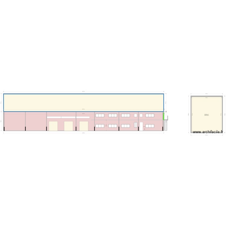 BAL Façade avant 2  Pignon. Plan de 0 pièce et 0 m2